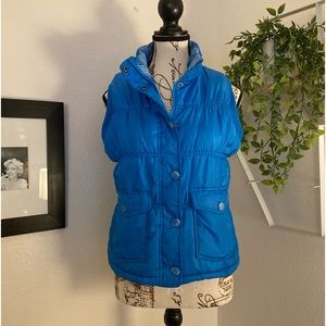 Vintage Weatherproof Brand Size Medium 10/12 Vest Coat Blue (measured)